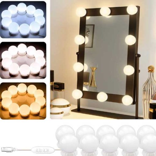 10 LED Bathroom Mirror Lights Makeup Vanity Mirror Light - Image 2