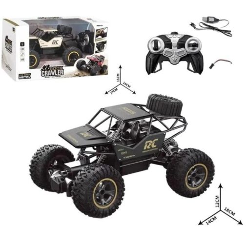 RC Rock Crawler Alloy Metal Car Jeep - Image 2