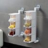 3 Layer Acrylic Rotatable Kitchen Spice Rack 1