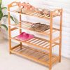 4 Tier Natural Bamboo Wooden Shoe Rack Organizer Stand Storage Shelf Unit 2 1