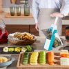All in One Mandoline Vegetable Slicer Adjustable Thickness Potato Onion Chopper Safe Upright Dicer Fruit 2 1