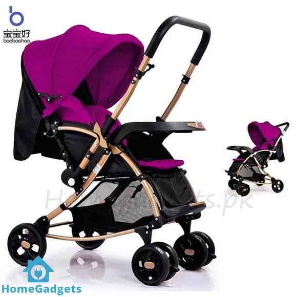 Baobaohao Baby Stroller Pram C3 Purple – 2 in 1 Stroller with Rocking Chair 1 Baobaohao Baby Stroller Pram C3 Purple – 2 in 1 Stroller with Rocking Chair
