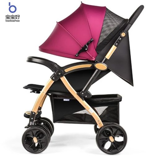 Baobaohao Baby Stroller Pram C8 Purple - Image 2