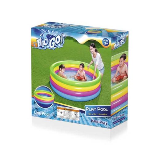 Bestway 4 Ring Colorful Pool For Kids 51117 - Image 2