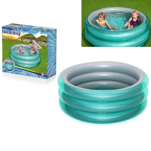 Bestway Big Metallic 3 Ring Pool 51041