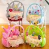 Crown Play gym Training Seat Pillow baby learning Seat with Toy Bar Sofa Seat 1