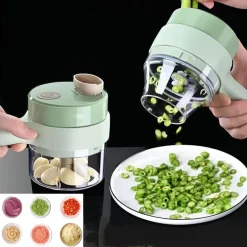 Electric Chopper Vegetable Cutter Set Food Chopper 3 3