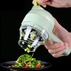 Electric Chopper Vegetable Cutter Set Food Chopper 4