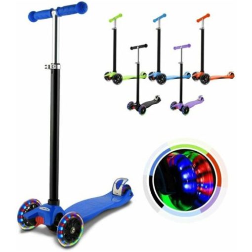 Foldable Flashing Wheel Kids Scooter - Image 2