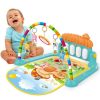 Huanger Play Mat Baby Puzzle Carpet Music With Piano Keyboard Educational Rack Gym Toys Infant Fitness Crawling For Kids Gifts 6 1