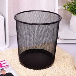 Metal Round Dust Bin for Office