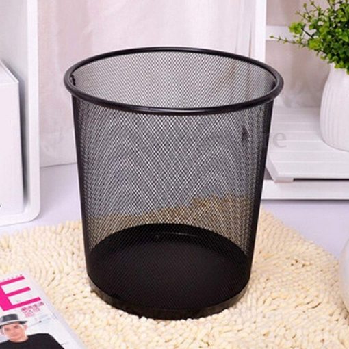 Metal Round Dust Bin for Office