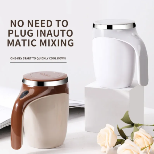 Stainless Steel Automatic Self Stirring Mug
