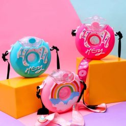 Silicone & Platic Delicious Kids Donut Sipper Water Bottle