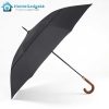 Strong Windproof Black Long Umbrella 4 1