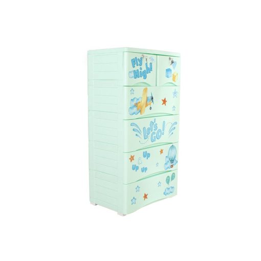 Phoenix Orchid Fly High Plastic drawers 4+2 - Image 5