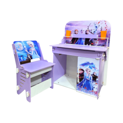 Kids Frozen Wooden Study Table Chair Set