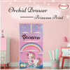 Phoenix Orchid Unicorn Plastic drawers 4+2