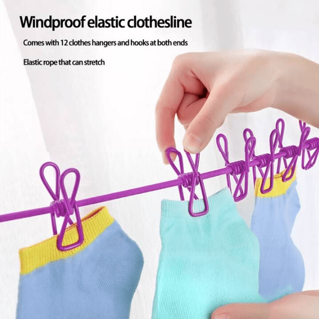 1Pcs Clothesline Rope Cloth Drying Hanging Rope