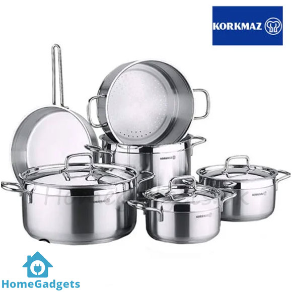 Korkmaz Alfa Plus Cookware Set 10 Pcs 1 Korkmaz Alfa Plus Cookware Set 10 Pcs