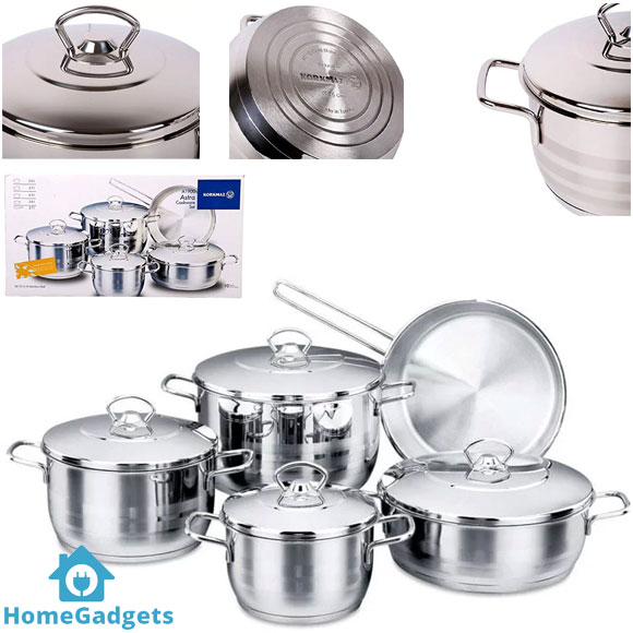 Korkmaz Astra Cookware Set of 9 Pcs 8 Korkmaz Astra Cookware Set of 9 Pcs