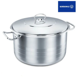 Korkmaz Mega Stainless Steel Casserole Pot