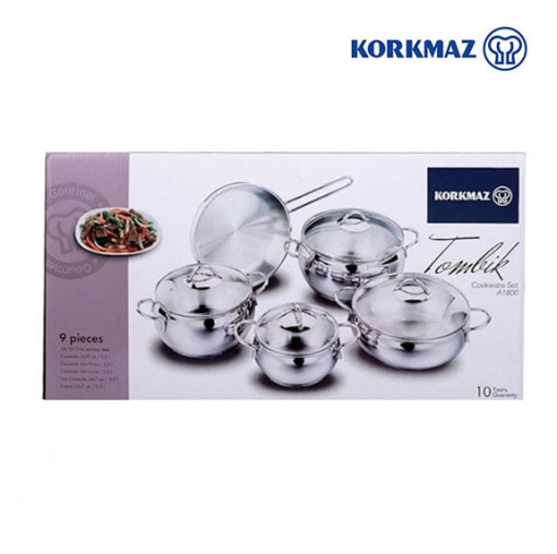 Korkmaz Tombik 9 Pcs Cookware Set