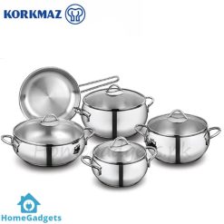 Korkmaz Tombik Cookware Set of 9 Pcs