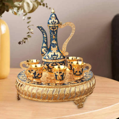 Tea Pot Set Luxury with Cups Kawa Set