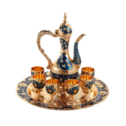 Tea Pot Set Luxury with Cups Kawa Set