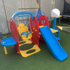 Dolu 7-in-1 Slide Swing Table Playground