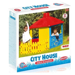 Dolu My First City house with Doors and Fence