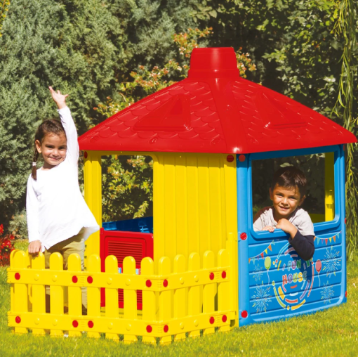 Dolu My First City house with Doors and Fence