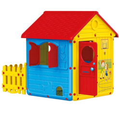 Dolu My First Playhouse with Doors and Fence