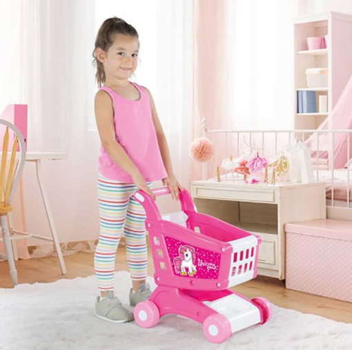 Dolu Unicorn Kids Shopping Cart