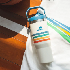 Stanley Iceflow Flip Straw Tumbler Cream Strip