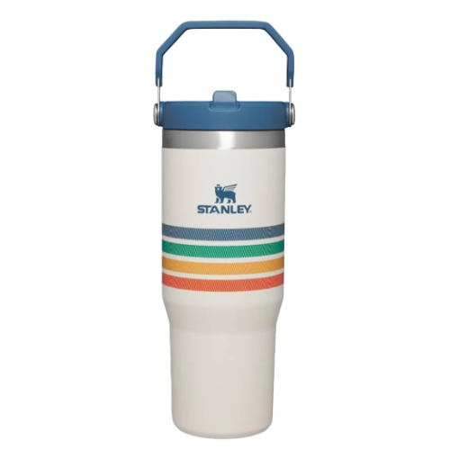 Stanley Iceflow Flip Straw Tumbler Cream Strip