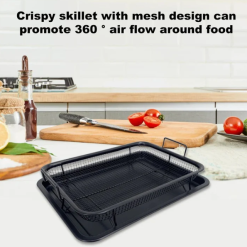 2 Piece Set Non Stick Crisping Tray