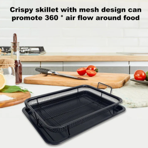 2 Piece Set Non Stick Crisping Tray