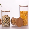 Air Tight Storage Jar Glass Storage Tank Bamboo Lid