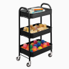 Elegant Storage Metal Trolly 3 Compartment