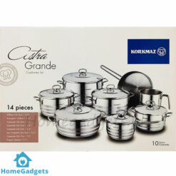 Korkmaz Astra Grande Cookware Set - 14 Pcs