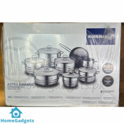 Korkmaz Astra Grande Cookware Set - 14 Pcs