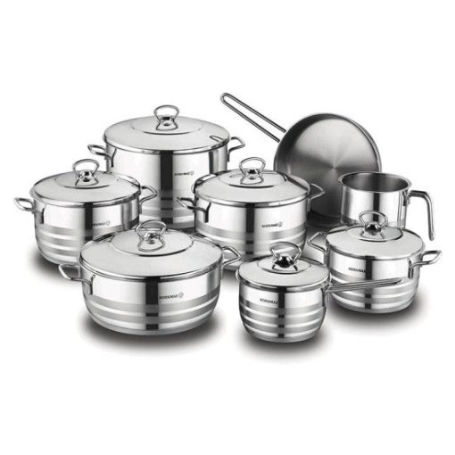 Korkmaz Astra Grande Cookware Set - 14 Pcs