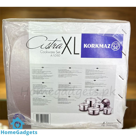Korkmaz Astra XL Cookware Set 11Pcs 3 Korkmaz Astra XL Cookware Set 11 Pcs Price in Pakistan