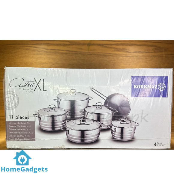 Korkmaz Astra XL Cookware Set 11Pcs 4 Korkmaz Astra XL Cookware Set 11 Pcs Price in Pakistan