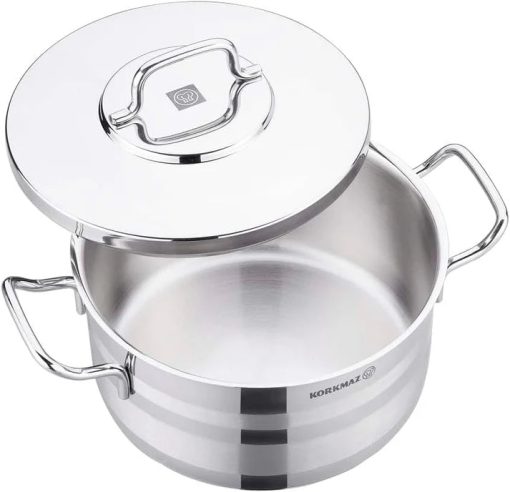 Korkmaz Astron Cookware Set - 12 Pcs - Image 4