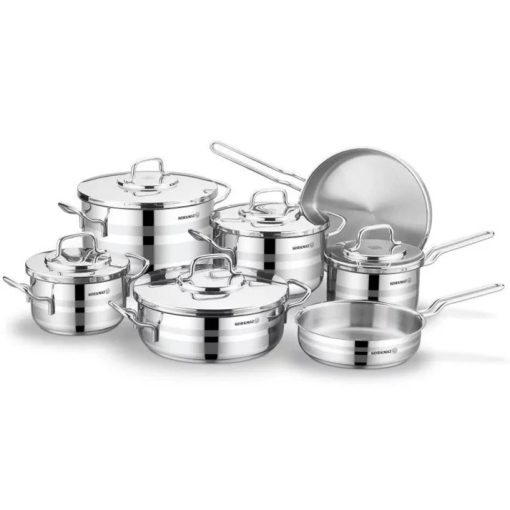 Korkmaz Astron Cookware Set - 12 Pcs - Image 2