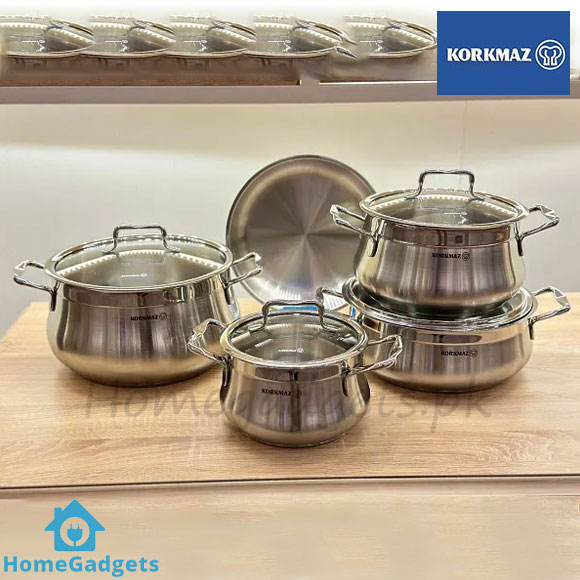 Korkmaz Estima Cookware Set 9Pcs 1 Korkmaz Estima Cookware Set 9Pcs