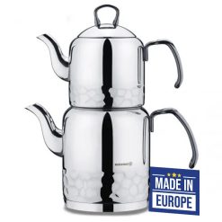 Korkmaz Erna Teapot Set Inox